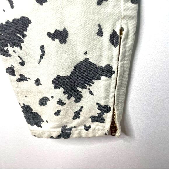 Guess | Vintage Cow Print Jeans Denim Black & White 1980s - Picture 9 of 11